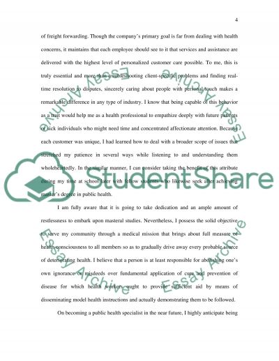 Well written personal statements