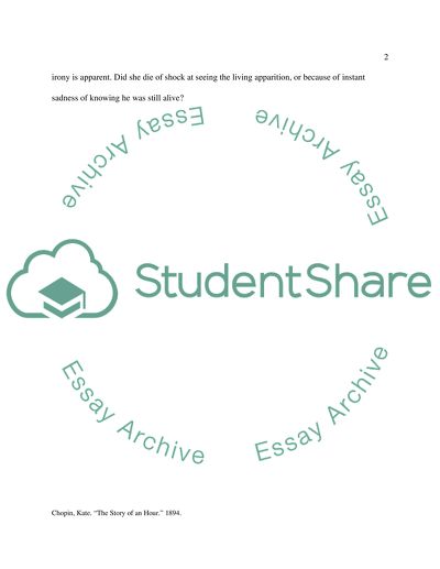 The story of an hour