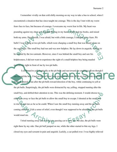 Memorable event essay