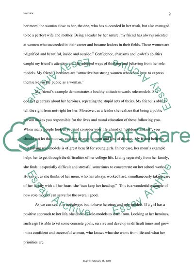 Role Models and Heroines