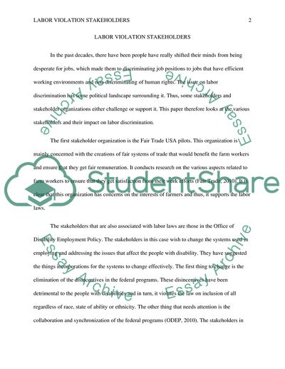 Identifying Stakeholders and Interests