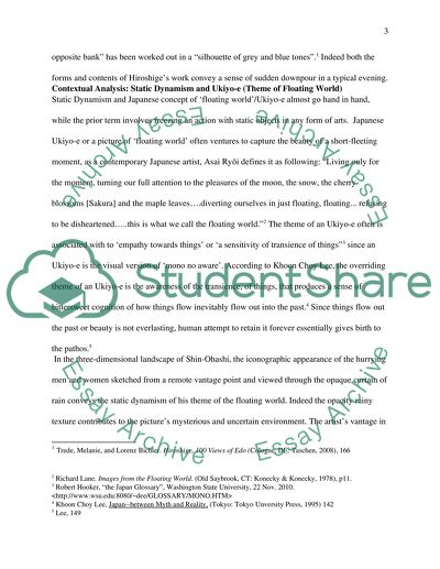 Ohashi Atake No Yudachi Sudden Shower Over Shin-Ohashi Bridge And Atake. Research Paper