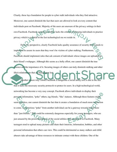 The Privacy Problems of Facebook