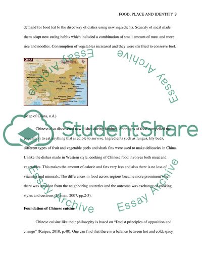 Food Place and Identity