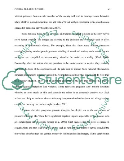 Fictional Film and Television