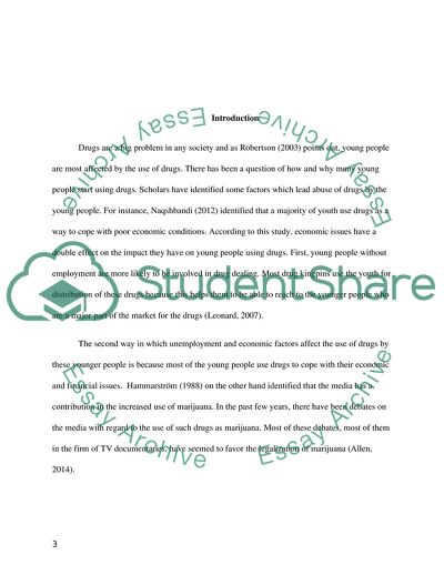 Illegal Drugs and the Young