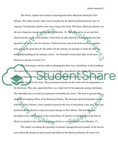 The Storm by Van Heerden