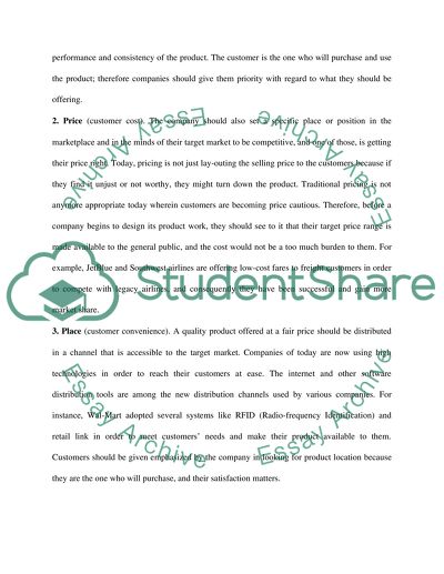 General Questions for Marketing