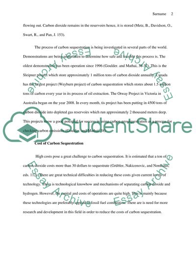 Controlling Carbon emissions