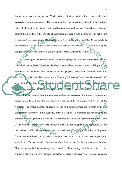 Company Law - Rangers Ltd