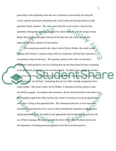 Communication in Social Work