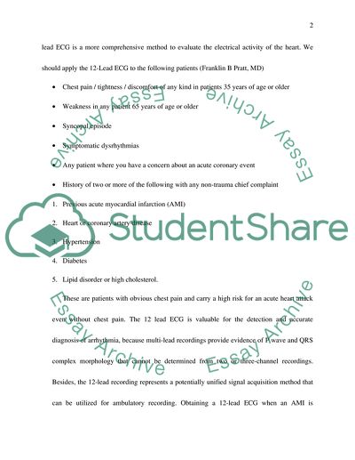 The 12-lead ECG Helps Save Lives in the Hospital and in the Field