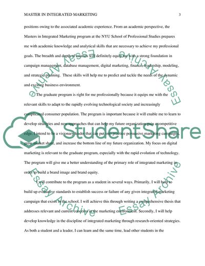 Master in Integrated Marketing