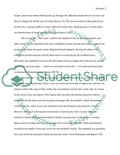 The death of woman Wang