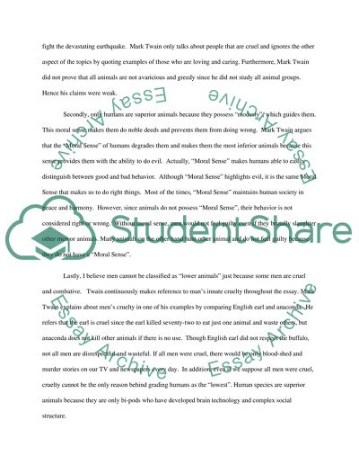 The Dammed Human Race