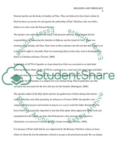 Pastoral Epistles Authorship