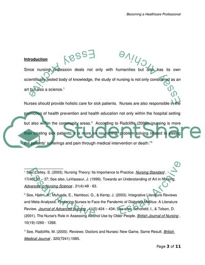 Becoming a Healthcare Professional