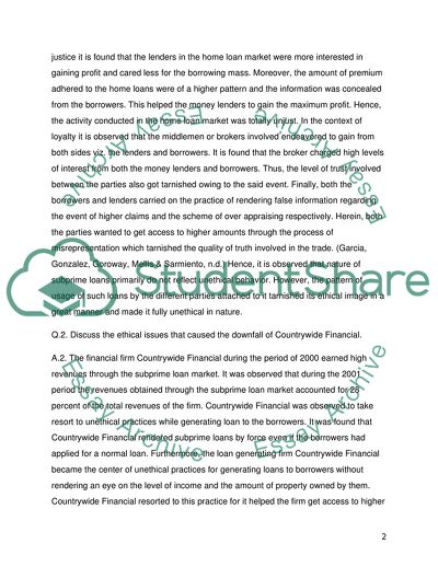 The Subprime Meltdown