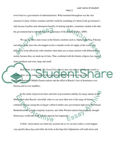 Oil, Islam and Authoritarianism Critical Review Paper