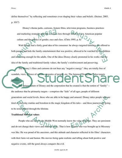 Disneys Views That Reflected In His Cartoons And Films