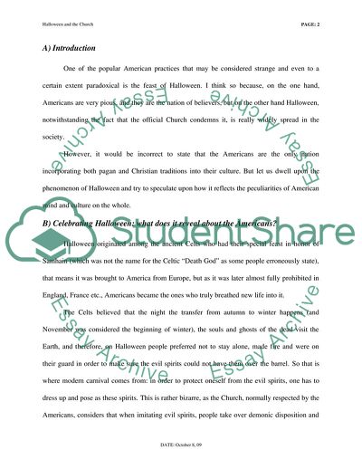 Halloween and the Church