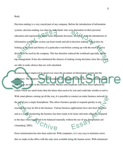 How Information Systems Has Changed the Way We Collaborate and Work