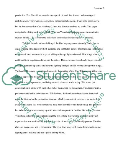 The Celebration Film