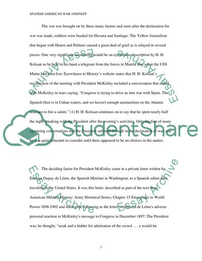 Why the United States Went to War with Spain in 1898