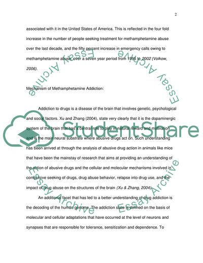 Methamphetamine Addiction