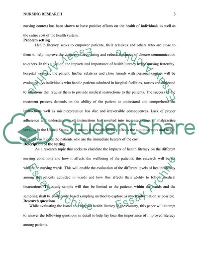 The Medical Impacts of Low Health Literacy among the American Population