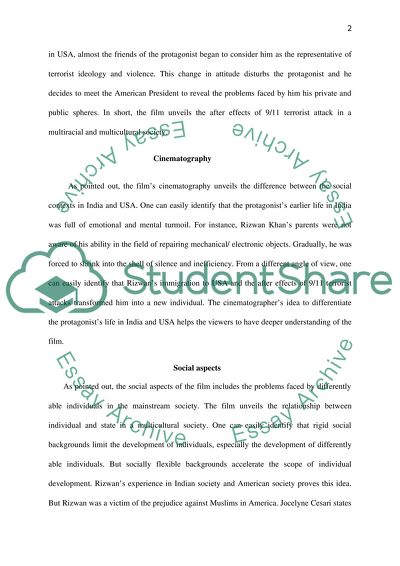 Film Critic - My Name is Khan