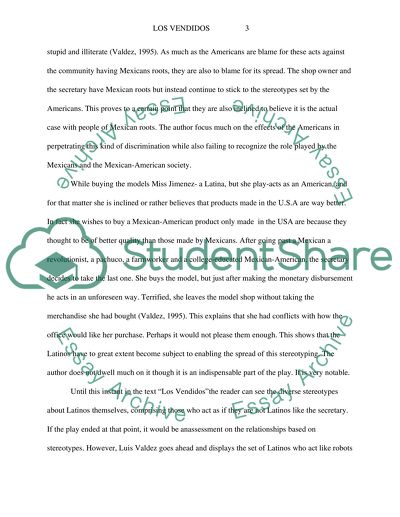 Los Vendidos by Luis Valdez