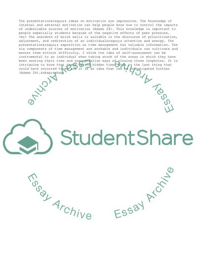 Everything in Time Management