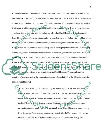 John Steinbeck: His Life and His Works