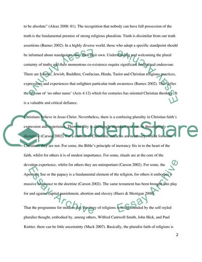 A Freckled Christian Theology