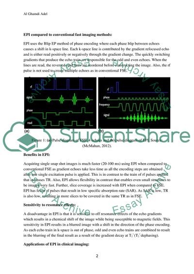 BLIP Echo Planar Imaging Method