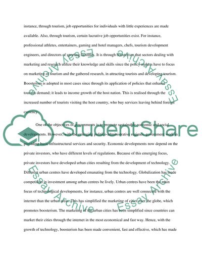 Strong Tourism Development Approaches