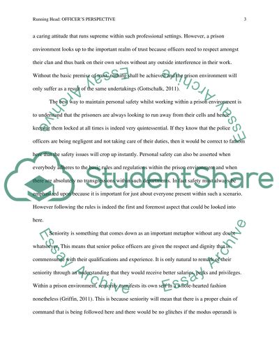 Officers Perspective