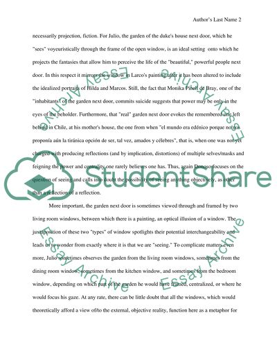 The Garden Next Door: The Double Theme Of Exile And Identity