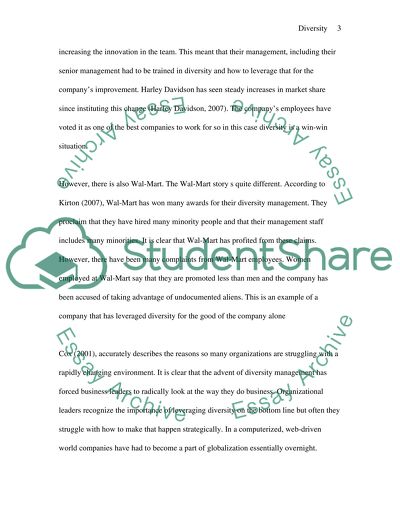 Leveraging Diversity in Todays Global Economy