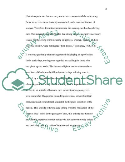 Humanness of Caring in Nursing