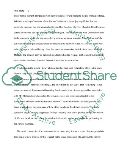 The Story of an Hour