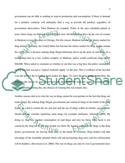 Can the War on Drugs Be Won