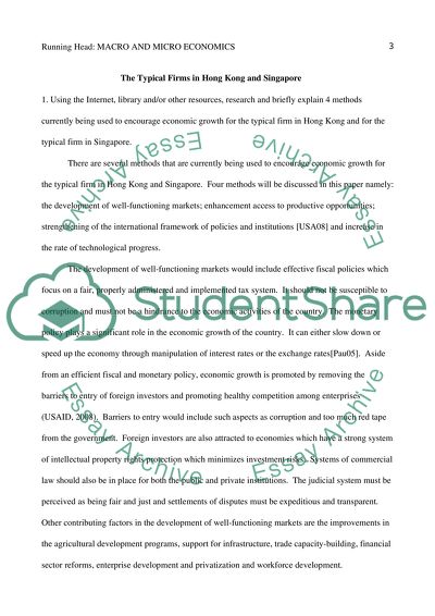 The Typical Firms in Hong Kong and Singapore