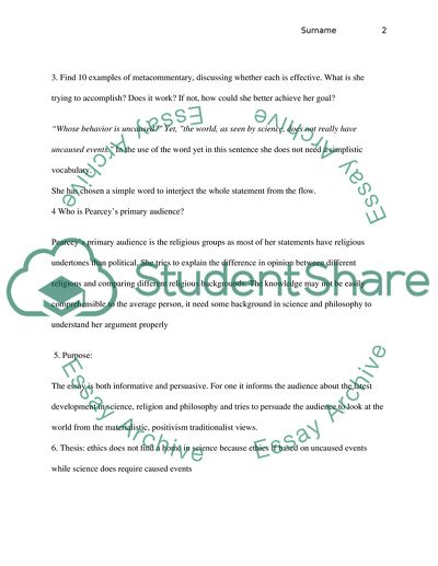 Nancy Pearcey Issues