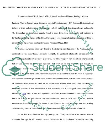 Representation of North America in the Films of Santiago Alvarez