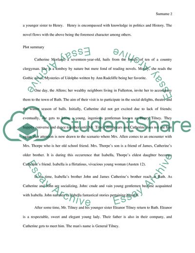 Northanger Abbey by Jane Austen