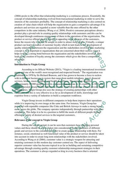 Marketing Concept to the 21st Century Business of Virgin Group