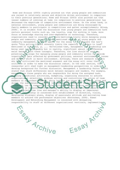 Summative assessment - critical assessment of the external and internal contexts of management