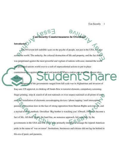 Can Security Countermeasures Be Overdone